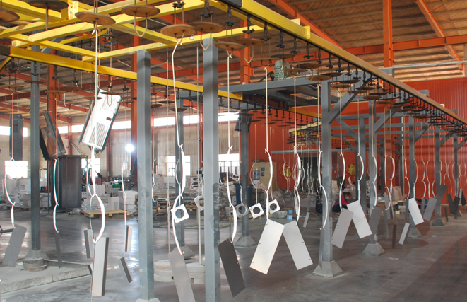 噴涂流水車(chē)間